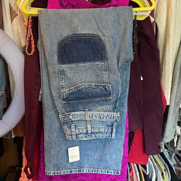 We the free Waterfall Baggy Jeans size 24 - Picture 12 of 16
